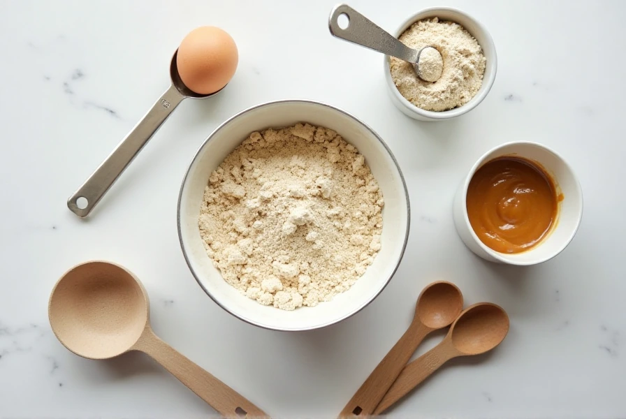 Ingredients for protein cookie recipe