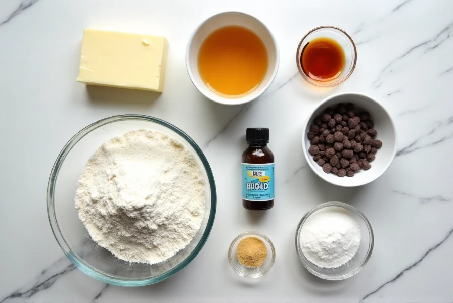 Ingredients for Crumbl Cookies